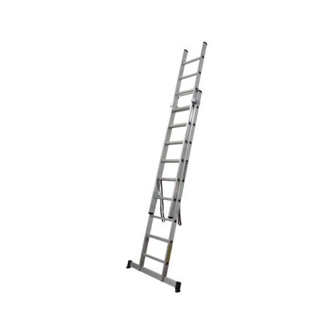 Escaleras de aluminio doble EN 131 2.50 + 2.50 m