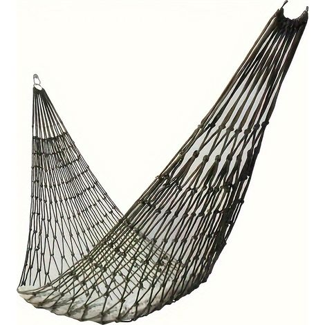 Hamac de sport extérieur, hamac de camping avec cordes en nylon et crochets, adapté pour jardins, plages, patios et voyage Vert armée (1/4)