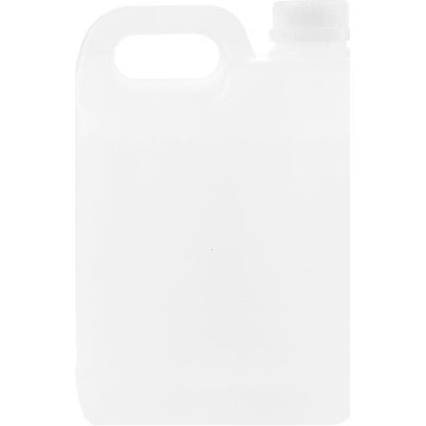 Carafe en plastique vide avec poignée pour emballage alimentaire, bouteille de jus sans danger pour les aliments, réservoir d'eau durable et réutilisable avec couvercle pour liquides, 2 L-23.00X14.50X (1/4)