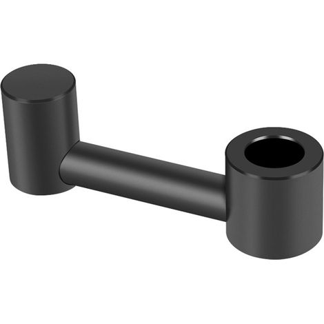 Crochet Métallique Caché Pour Dossier De Siège Auto - Alliage D'aluminium Oxydé Noir - Accessoire De Rangement Universel - 1 Pièce (1/5)