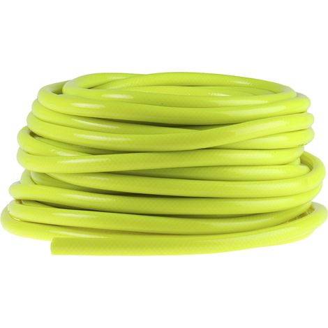 Tuyau à air RS PRO, 16mm x 10mm x 30m Jaune fluorescent en PVC ( Prix pour 1 )