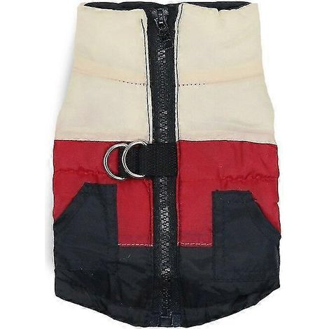 Hundebekleidung Welpen-Outfit Weste Warme Hundebekleidung für kleine Hunde Winter Winddichte Haustier-Hundejacke Mantel 15 (1/5)