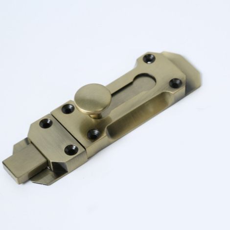 Loquet Porte, 3 Pouces in Laiton Serrure Portail Interieure/Extérieure Avec Vis Pour Fenêtre, Placard, Jardin (Style Rétro) (1/5)