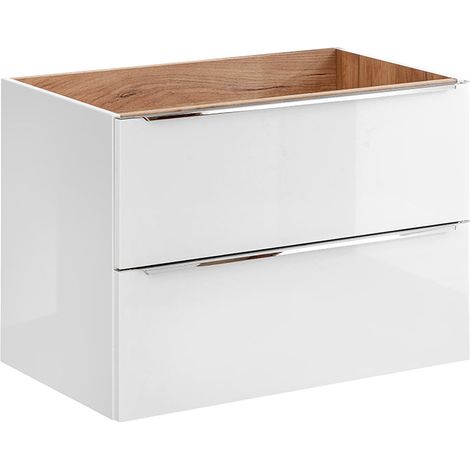 Mueble bajo lavabo 80cm April Blanco (1/4)