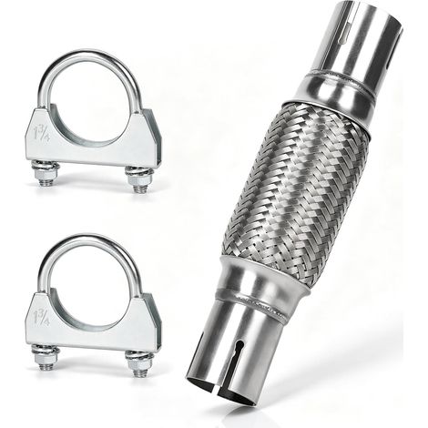 Tuyau Échappement Flexible 42 mm Inox 150 × 250 mm (1/5)