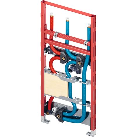 TECEprofil modulo per lavabo per montaggio asimmetrico per scaldacqua istantaneo e lavabo, altezza 1120 mm, 9310024