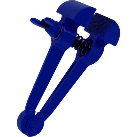 Étau à Main Antidérapante en Acier Sphéroïdal Graphite Bleu Portable Pince Fixe pour Travaux de Serrage Précis et Utilisation Professionnelle (1/5)