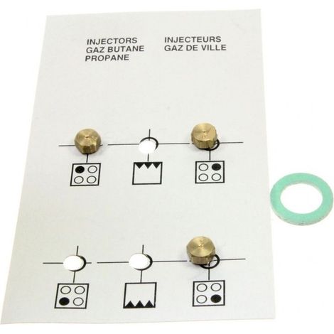 Set iniettore gas butano - Forni, Fornelli Elettrici e a Gas - BEKO - 335204