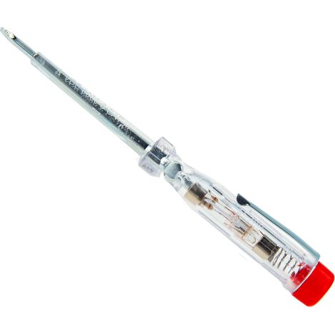 EUROTOOLS Spannungsprüfer Phasenprüfer 250 V, Schlitz - Schraubendreher 140 mm (1/3)