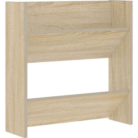 Maison Exclusive - Scarpiera a Muro Rovere Sonoma 60x18x60 cm in Legno Multistrato (1/5)