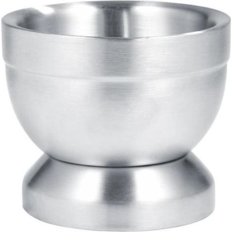 Mortier - Pilon En Acier Inoxydable Brossé - Pour Ail Gingembre Épices Café - Ensemble Cuisine - 1 Pièce (1/4)