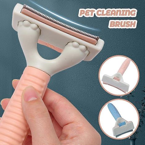 Brosse démêlante rose pour chats et chiens-AquaForge (1/3)