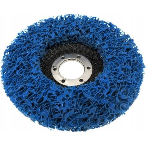 Disco abrasivo para esmerilado con tela no tejida, 80 m/s, azul, 125 x 22 mm (1/5)