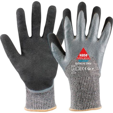 Hase Schnittschutzhandschuhe Genua Dry Größe 10, Dyneema 10 Stk (1/5)