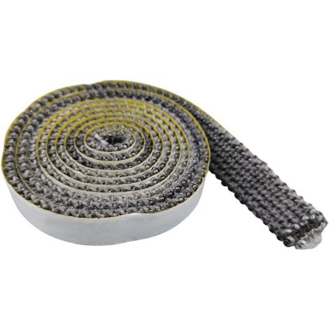 (Style B) Joint d'étanchéité multifonctionnel blanc plat pour porte de cheminée en verre (1/3)