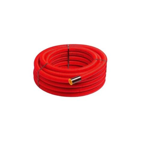 Gaine électrique rouge 40mm – Tube PE pour câbles à courants forts – Couronne de 25 mètres – TPC40R25 – Cable Courant Fort