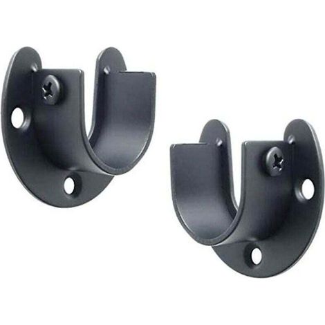 Support de tringle en U en acier inoxydable pour rideau de douche 200 kg (1/3)