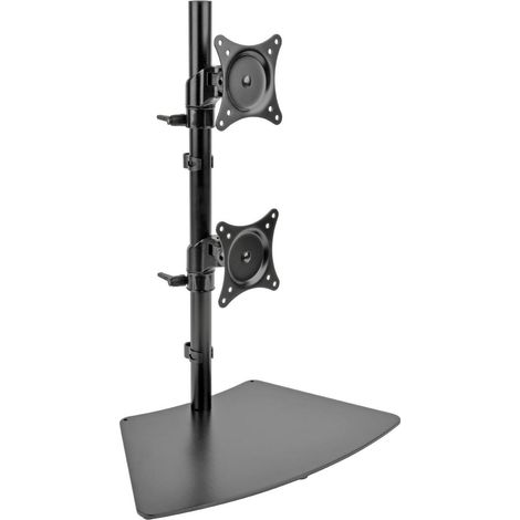 Supporto da Scrivania Eaton Tripplite Doppio Braccio Nero
