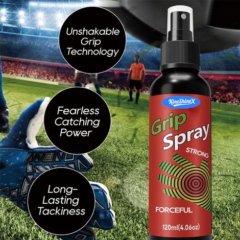 Torwarthandschuhe mit Haftmittel für starken Halt, spezielles Anti-Rutsch-Spray für erhöhte Reibung (1/5)