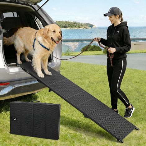 180 × 45cm Rampe pour Chien Voiture – Rampe Pliante Extra Longue