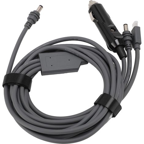 Câble d'alimentation 3 en 1 avec prise CC mâle vers adaptateur secteur USB-C PD100W pour mini-satellite, 10 mètres / 32,8 pieds (1/5)