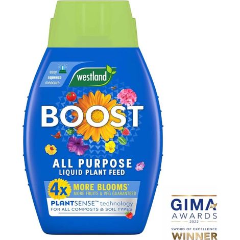 Westland Boost 20100468 All Purpose Liquid Plant Food Feed Easy Squeeze Dose 1L (1/5)