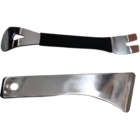 Kit d'outils de démontage de carénage, levier en acier inoxydable, outil de décoration intérieure de voiture pour portes, fenêtres, autoradio, pare-brise (1/5)