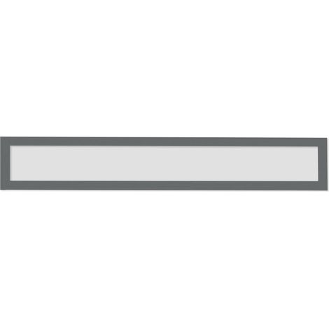 Magnetoplan magnetofix-Magnetrahmen Topsign, 5 Stück, grau, A5 quer/A4 hoch 232 x 52 mm 5 Stk