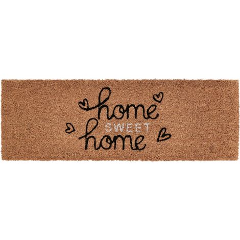 Zerbino in fibra di cocco "Home Sweet Home" 25 x 75 cm (1/2)