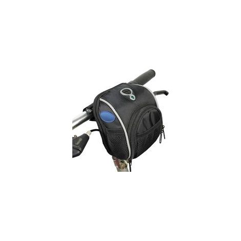 Sac de Trottinette Électrique Sacoche Guidon de Sacoche de Vélo - Accessoires Scooter Sac Suspendu Scooter vélo étanche Antichoc Noir Sac de Rangement bidirectionne, 1 pièce (1/3)