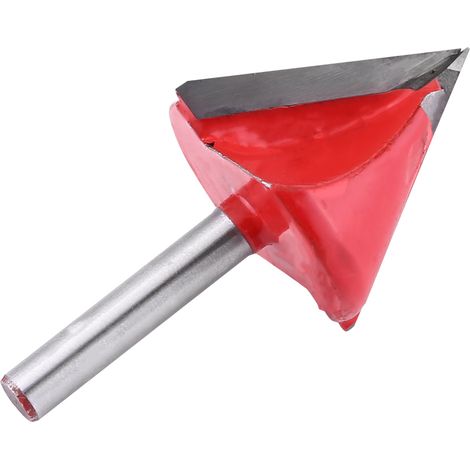 Fraise CNC bois en carbure tungstène, coupe en V 60° pour défonceuse, queue 6mm, outil de fraisage précis, 6x32mm, affûtage optimal menuiserie