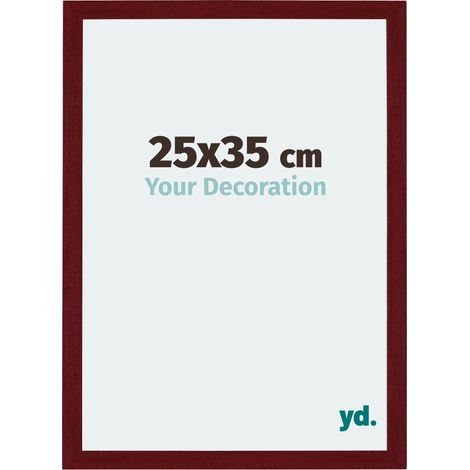 Cadre Puzzle 25x35 cm - Vin Rouge Patiné - MDF - Mura. (1/5)