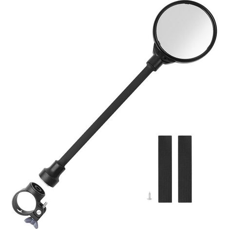 Rétroviseur de vélo grand angle antichoc surface convexe (1/2)