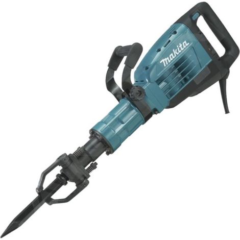Makita – Marteau piqueur électrique 1510 W – Force de frappe 25,5 J – Outil de serrage hexagonal 30 mm – Poignée ergonomique 360°
