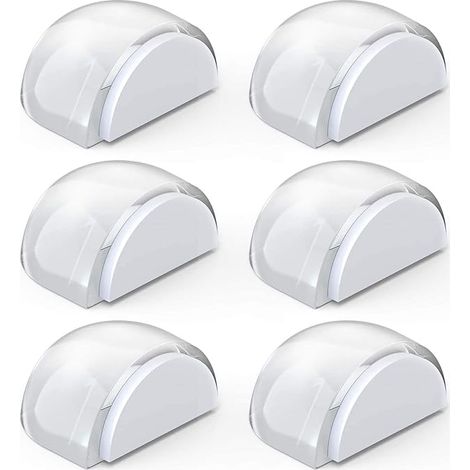 Lntyq Türstopper, Transparente Türstopper Klebetürstopper für Fußböden und Parkett, Türstopper Schutz für Türen und Wände, 6St (1/5)