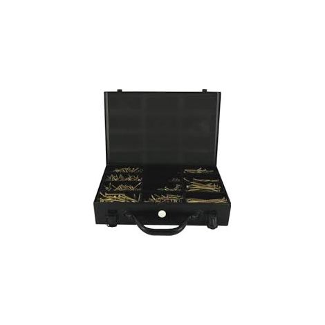 Caja de 1350 tornillos de cabeza avellanada VYNEX ABI + 3 puntas incluidas - 3514000931013