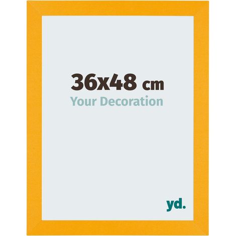 Cadre Puzzle 36x48 cm - Jaune - MDF - Mura. (1/5)