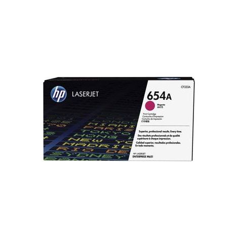 HP Cartucho de tóner original LaserJet 654A magenta (1/5)