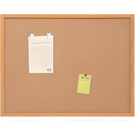 Tableau d'affichage en liège - Tableau d'affichage - Tableau d'affichage en liège - Tableau mémo - Liège - Marron (1/5)