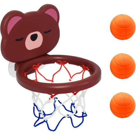 Bath Toy Toddler Balles de basket-ball Balls Playset mignon baignoire Panier de bain Bouilles de panier (1/4)