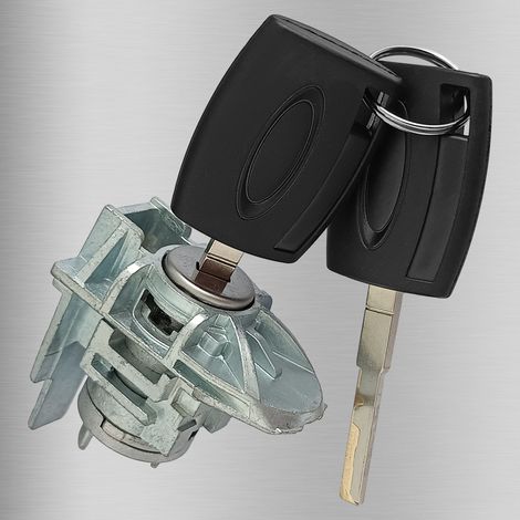 Suitable for Ford Focus door lock cylinders, Ford EcoSport left door lock, new 2 keys, car accessories (1/4)