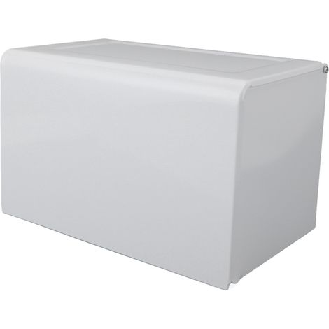 Soavoa Porte-Papier Toilette Aluminium Spatial Étanche Salle de Bain Mural Avec Étagère Blanc 1 Pièce (1/4)