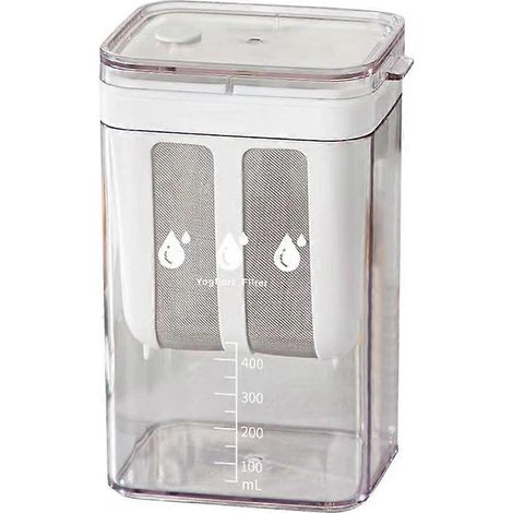 Yaourtière au fromage 1100 ml, lavable, séparateur de petit-lait maison, ustensiles de cuisine pour la fabrication de yaourt grec épais et de lait de soja (1/5)