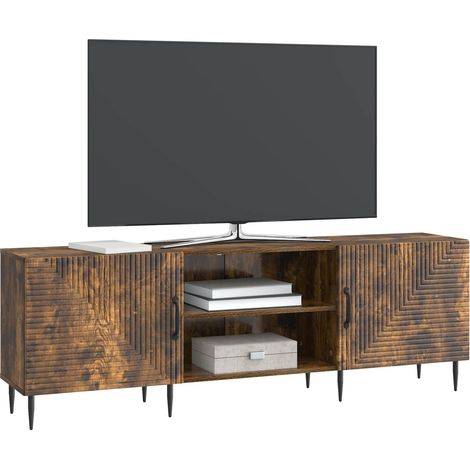 Maison Exclusive - Mobile TV Rovere Fumo 150 x 31 x 50 cm Legno ingegnerizzato