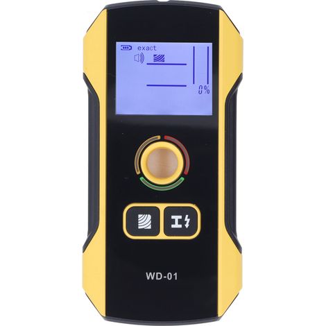 Détecteur de montants et de métaux 6 en 1 pour murs et murs, avec écran LCD, rechargeable et alarme sonore. (1/5)