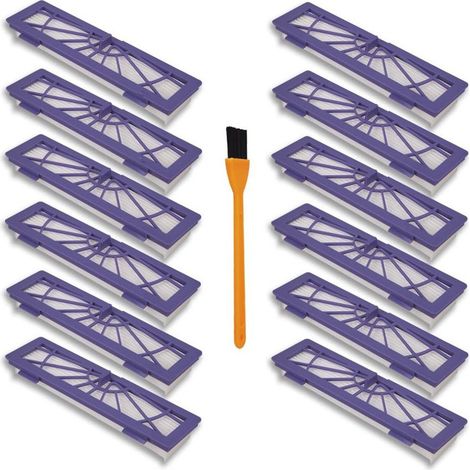13 pièces de rechange filtres HEPA pour Neato Accessoires série D/série BV/série XV accessoires pour aspirateur