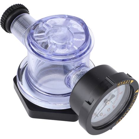 Soupape de décharge d'air manuelle à haut débit pour Pentair 273564, ensemble de remplacement avec manomètre pour filtre à sable de piscine et spa (1/5)