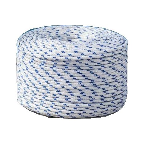 Corde, Polypropylène, Durable et Polyvalente pour une Utilisation en Extérieur, BLANC (1/2)