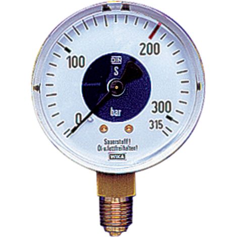 Schweißkraft Manometer Acetylen 40 bar, 1700041 (1/2)