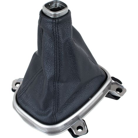 Honda Accord VIII 08-15 Schaltmanschette SCHWARZ + GRAU Rahmen